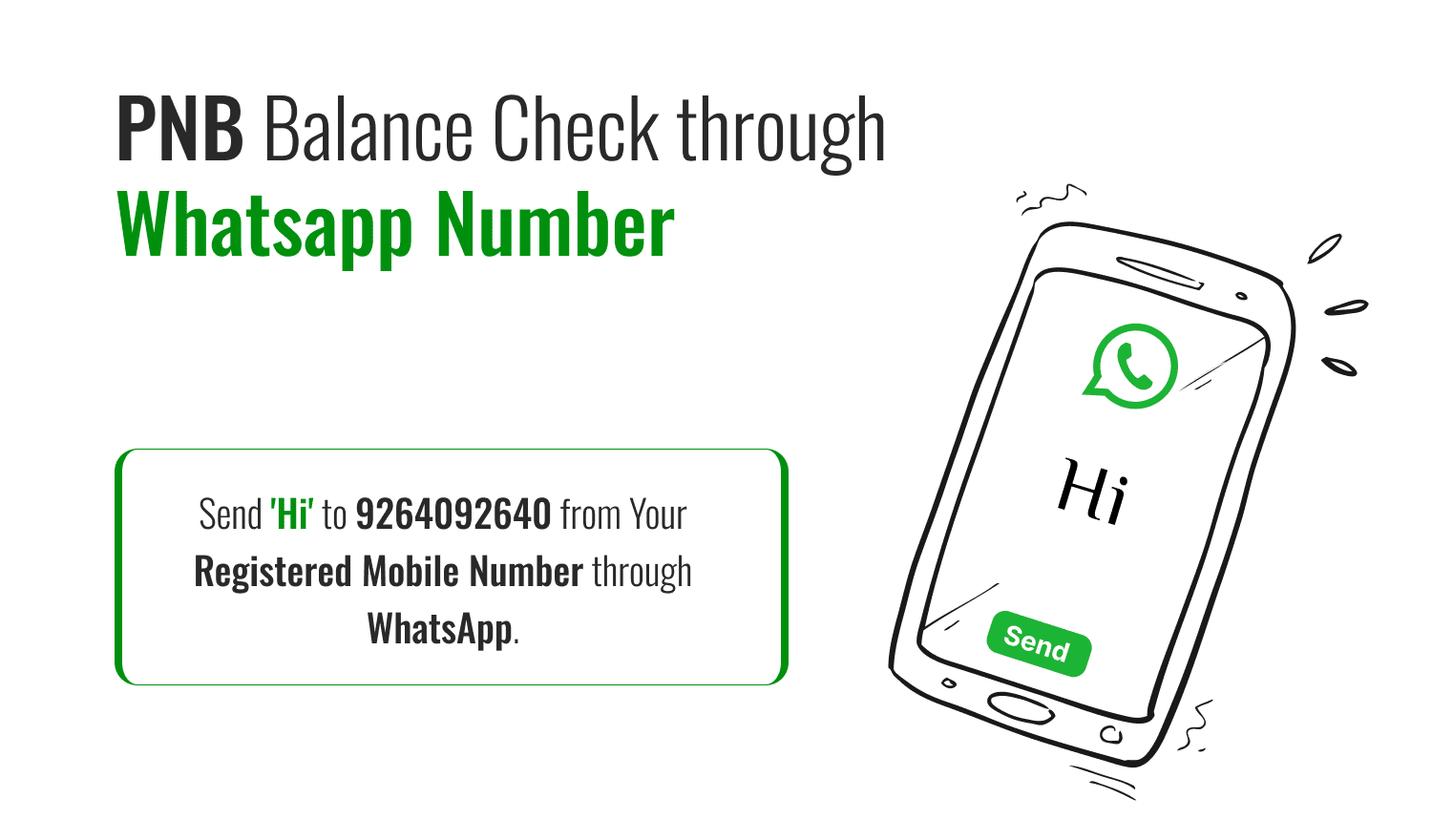 PNB WhatsApp Banking for Balance Check